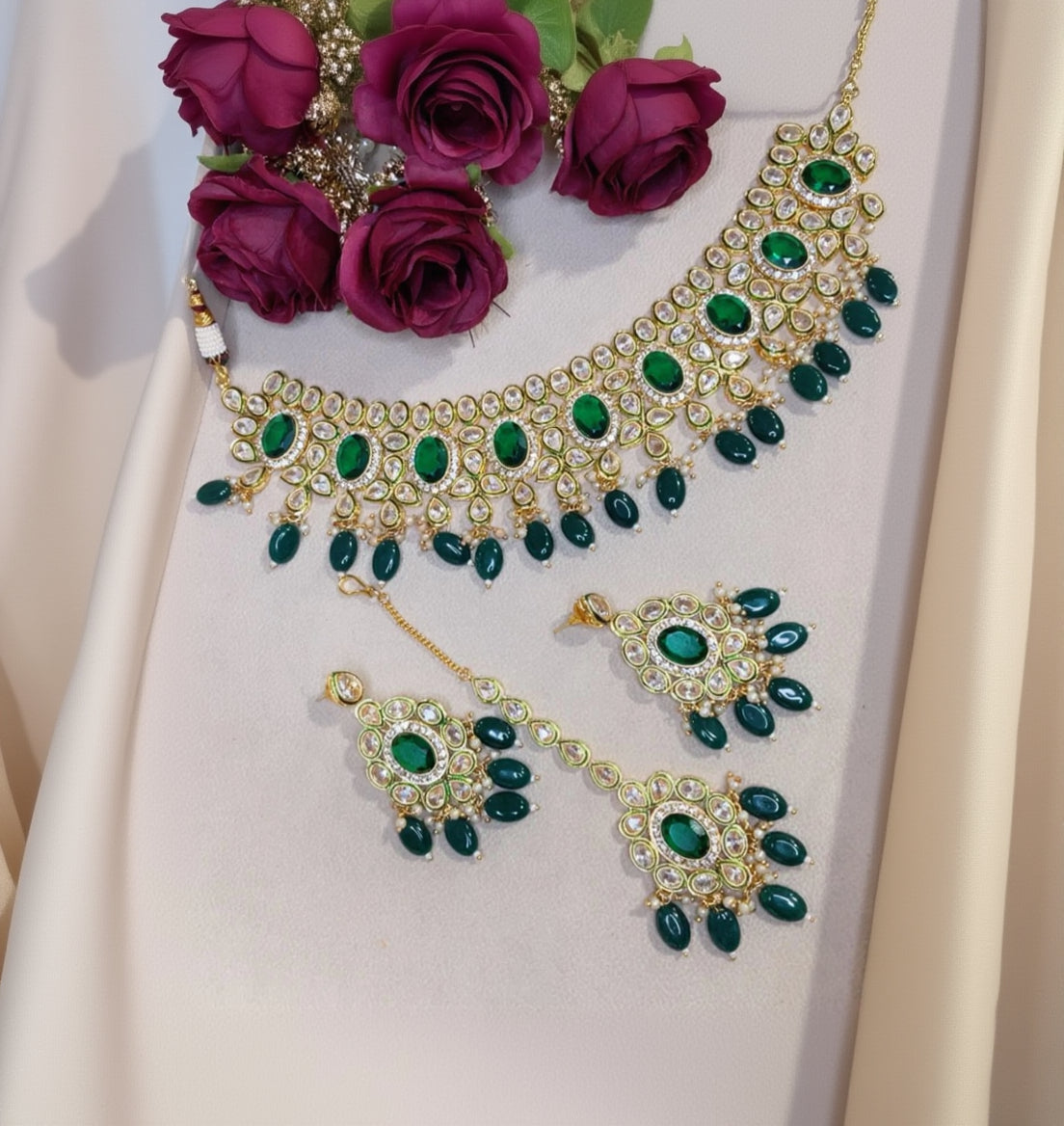 green stone jewelry