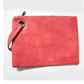 Big Solid Women's Clutch Bag Leather Zipper Wristlets Women Envelope Bag Lady's Evening Bag Female Clutches Handbag