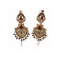 Luxury Pakistani Bridal Jewelry Set with Choker, Long Necklace, Earrings & Maang Tikka – Gold Tone Wedding Set