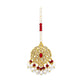 Luxury Pakistani Bridal Choker Jewelry Set with Earrings & Maang Tikka – Gold Tone Wedding Necklace Set for Women