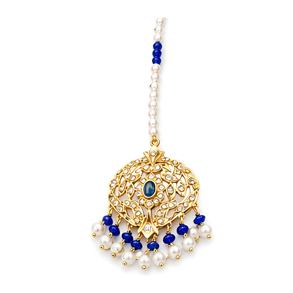 Luxury Pakistani Bridal Choker Set – Traditional Necklace, Earrings & Tikka