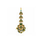 Pakistani Bridal Choker & Long Necklace Set with Earrings & Maang Tikka – Green & Gold Wedding Jewelry